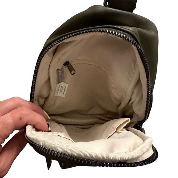 Summer & Rose Sequoia Crossbody Sling Bag in Olive Green - Picture 5 of 8